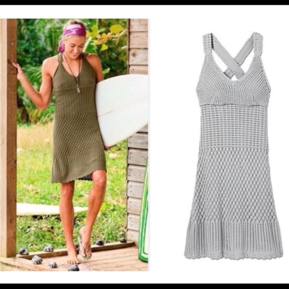 Athlete Capri Grey Crochet Dress